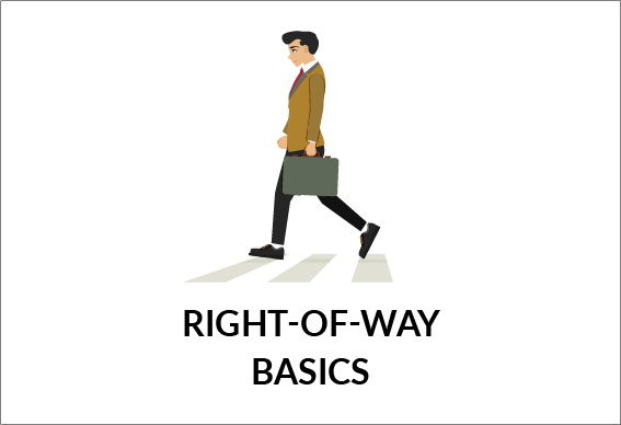 Right-of-way basics graphic